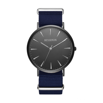 Fashion Watch Minimalism Style Nylon Wristwatch Customise Nato Nylon Watches